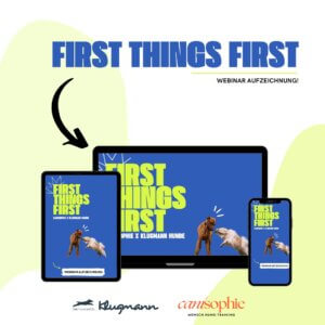 Webinar Aufzeichnung: First Things First